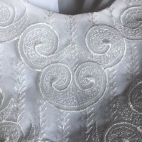 Vintage sentiments of California White Lace Collar Blouse size medium - Picture 5 of 12